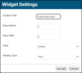 A screenshot of EventBuilder software