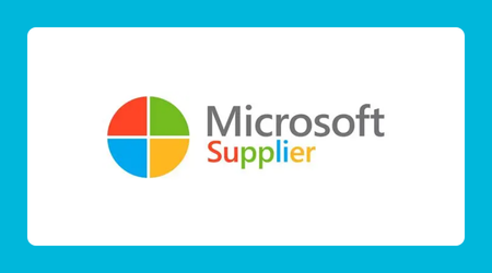 Microsoft Supplier on Blue