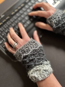 EventBuilder Holiday Gift Guide | Hand-crocheted Fingerless Gloves