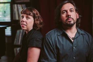 Jenny Conlee-Drizos and Steve Drizos.