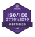 A hexagon shaped shield in purple with the text ISO/IEC 27701:2019 Certified. At the top a small logo appears for Prescient Security.