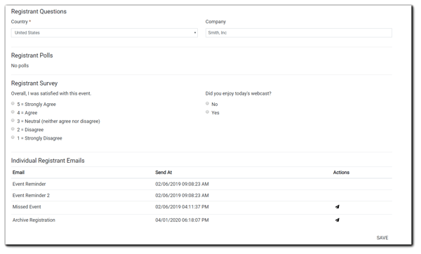 Screenshot: Bottom portion of Registrant Information screen.