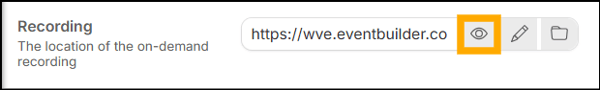 A screenshot of EventBuilder software