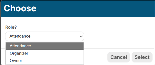 A screenshot of EventBuilder software