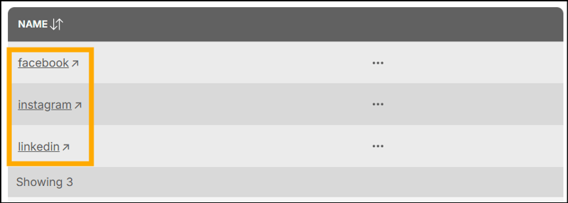 A screenshot of EventBuilder software