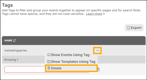 A screenshot of EventBuilder software