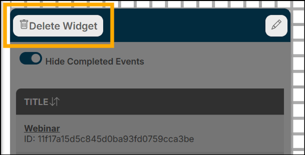 A screenshot of EventBuilder software