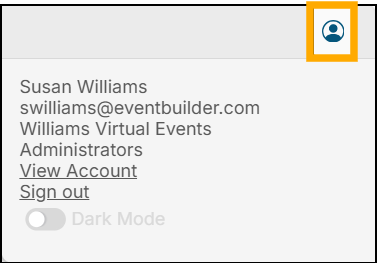 A screenshot of EventBuilder software