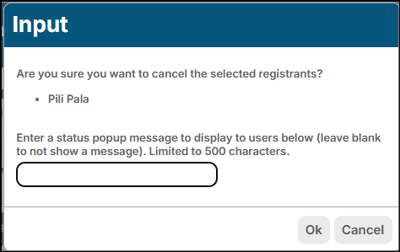 A screenshot of EventBuilder software