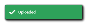 Screenshot: Green 'Uploaded' confirmation notification.
