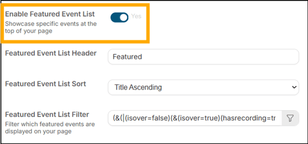A screenshot of EventBuilder software