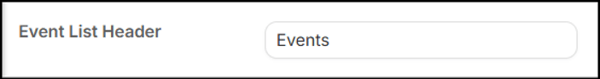 A screenshot of EventBuilder software