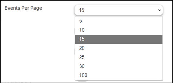 A screenshot of EventBuilder software