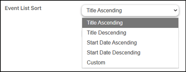 A screenshot of EventBuilder software