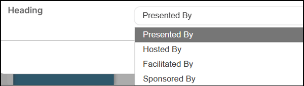 A screenshot of EventBuilder software
