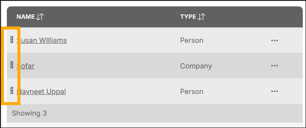 A screenshot of EventBuilder software