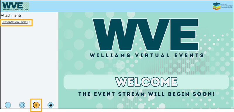 A screenshot of EventBuilder software