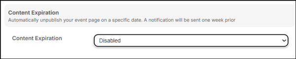 A screenshot of EventBuilder software
