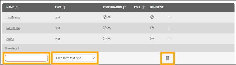 A screenshot of EventBuilder software