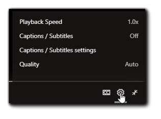 Screenshot: Attendee view settings.